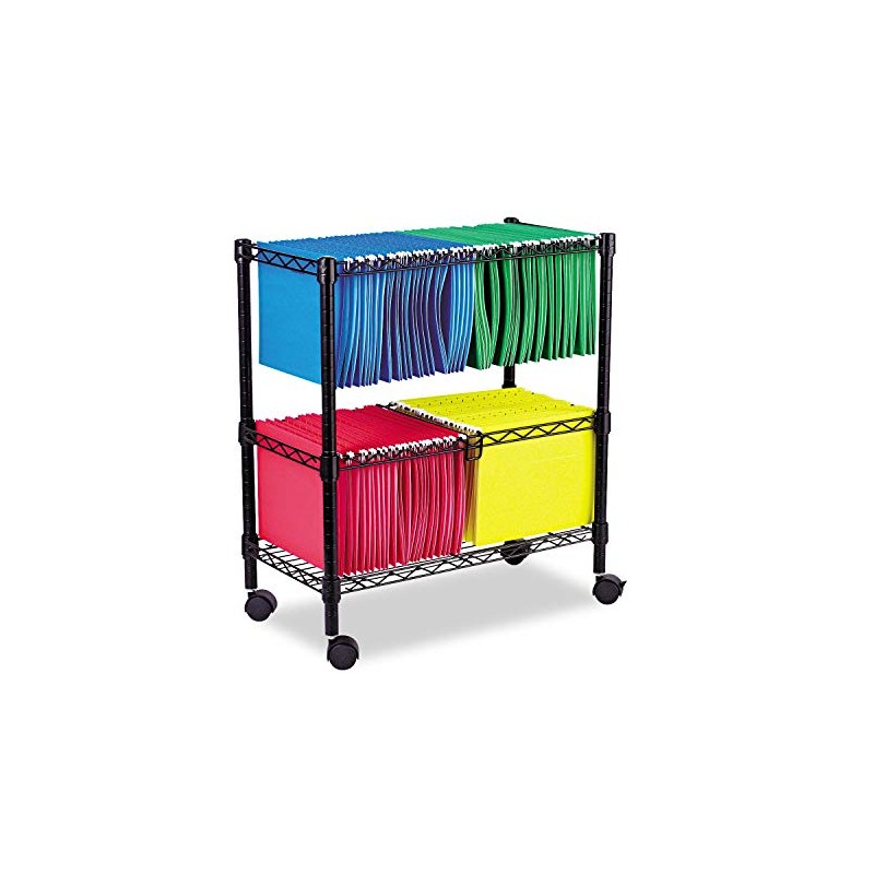 Two Tier Rolling File Cart IFA029