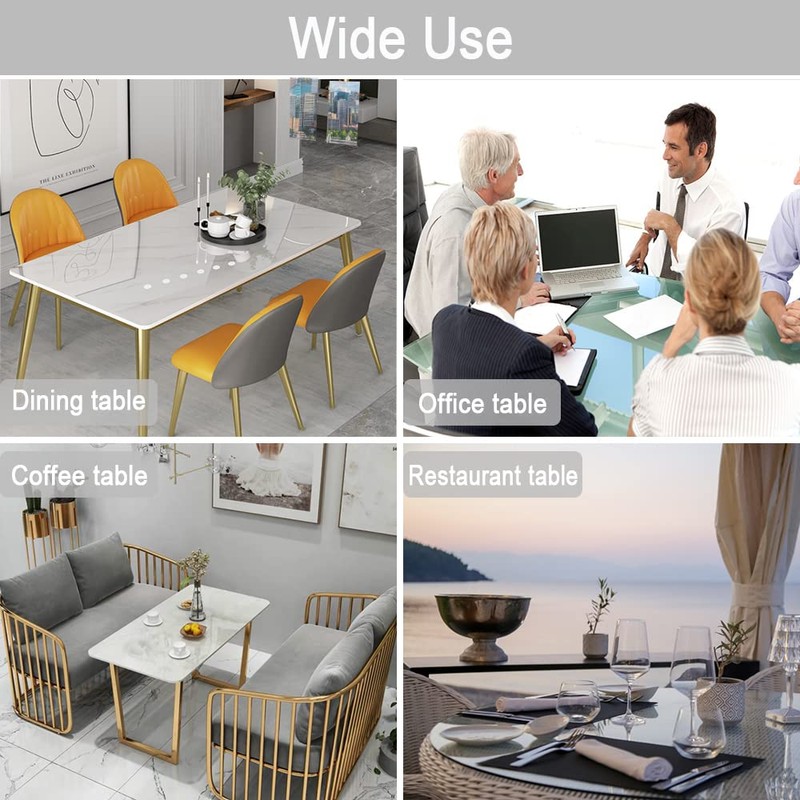 Extremely Self Adhesive Soft Glass Table Top Bumper, Transparent Anti