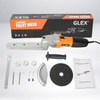 GLEX Angle Grinder Stand, Extended Arm, Stainless Steel Industrial Electric