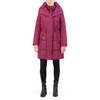 Cole Haan Women's Durable Shawled Cold Weather Coat, Ruby