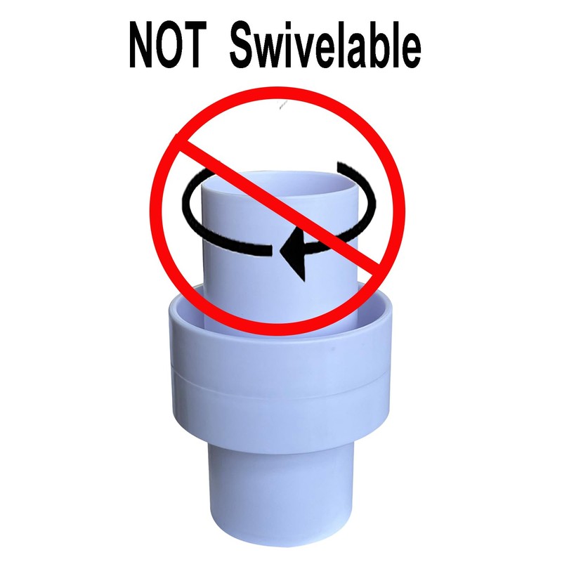ATIE 1.5" Pool Cleaner Hose and Vacuum Hose Connector Adapter