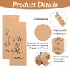 Lemecima 200 Pcs Mr. and Mrs. Paper Silverware Bags Wedding