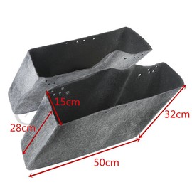 TCT-MT Drop-in Saddlebag Carpet Liners Fit for Harley 1994-2013 Touring Models Road King Electra Street Ultra Glide Classic FLHTC FLHT FLTR FLHR 2012 2011 2010 2009 2008 2007 2006 2005 2004 2003