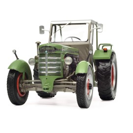 Schuco 450904400 450904400-Hürlimann D-200S with Cabin 1:32, Model Car, Model Vehicle, Green