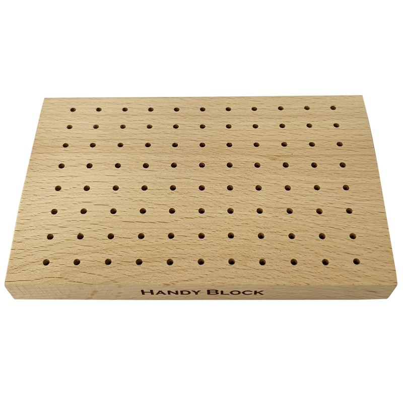 Jewellers Tools 88 Hole Wooden Bur Stand : Burr Drill