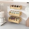 Wisuce Tea Holder for Tea Bags Organizer - Bamboo Tea
