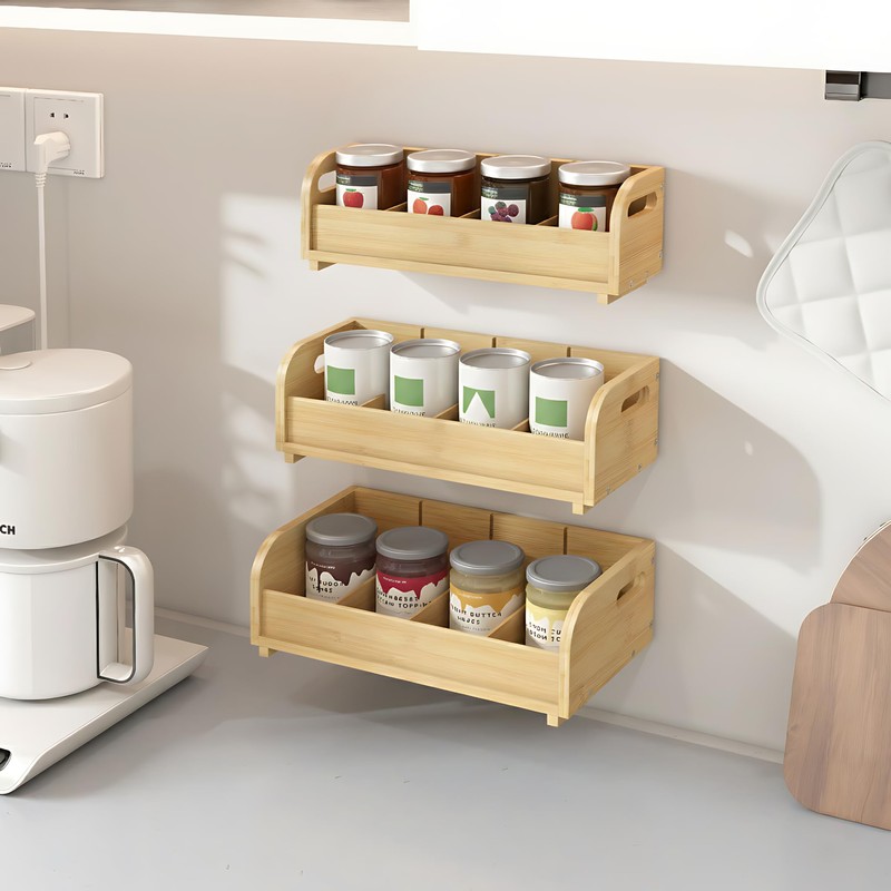 Wisuce Tea Holder for Tea Bags Organizer - Bamboo Tea