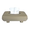 Car Tissue Holder Decorative Leather Container Visor Hanging Box for