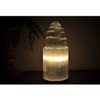 Natures Artifacts Selenite Lamp, Selenite Crystal Lamp, Selenite Tower Skyscraper