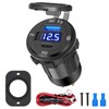 Linkstyle USB Car Charger Socket, 72W QC3.0 & Dual PD