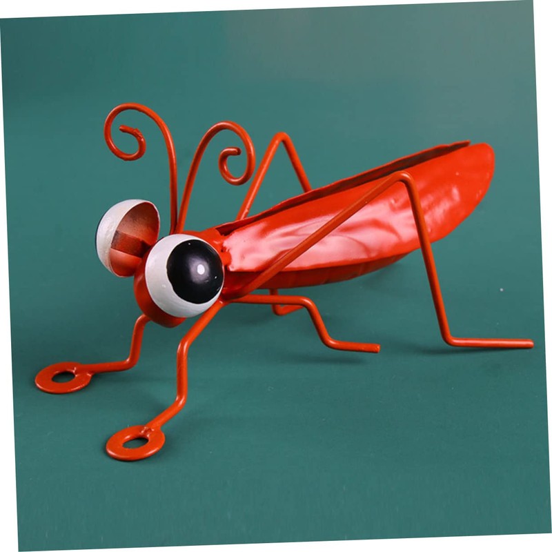CAXUSD Decorative Figurine Vivid Iron Art Ornament for Outdoor Garden