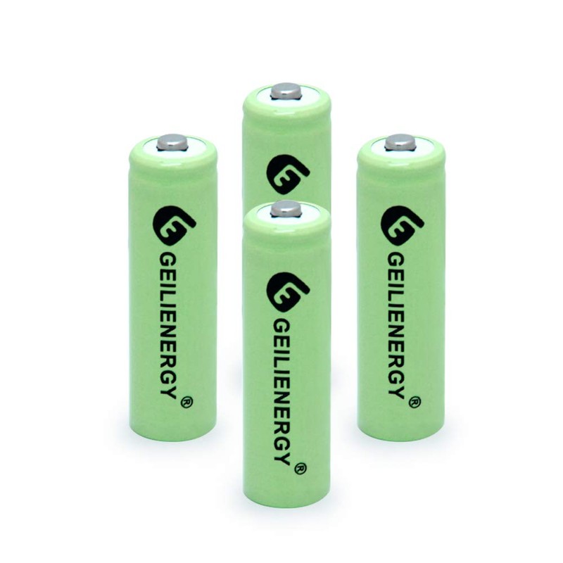 QBLPOWER Solar Light Batteries AA Ni-MH 600mAh 1.2V Rechargeable for