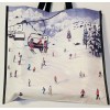 TJMaxx Snow Skiing Slopes Mountains Chairlift Shopping Gift Tote Bag
