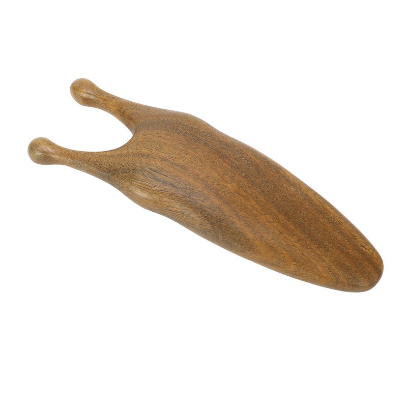Sandalwood Massage Comb Wide Tooth Scalp Scraping Comb with Nose
