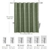 Siiluminisoy Sage Green Shower Curtain for Bathroom Boho Shower Curtain