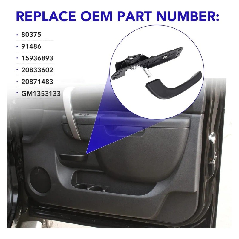 Kit De Manija Puerta Chevy Silverado 2007 A 2014, Suburban,