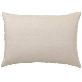 MUJI 84744488 Linen Pillow Cover for 16.9 x 24.8 inches (43 x 63 cm)