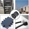 Gebildet Cable Gland, PG9 Plastic Waterproof Adjustable 4.0-8mm Cable Gland