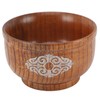 Bowl Sour Jujuba Wood Handmade Anti Scald Classic Rice Bowl