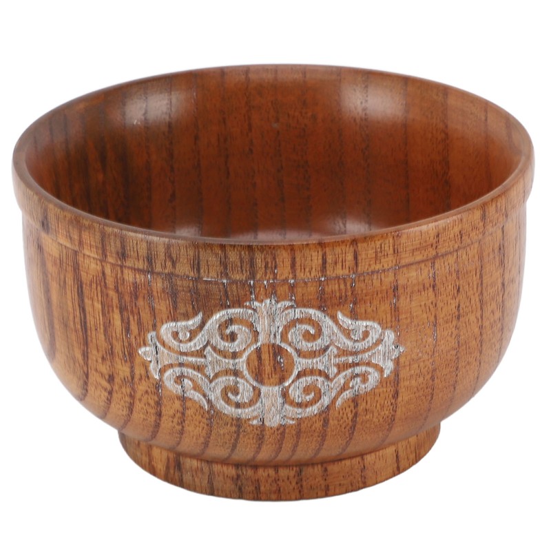 Bowl Sour Jujuba Wood Handmade Anti Scald Classic Rice Bowl