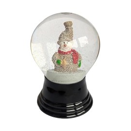 Snow Globe Real Glass Globe – Almost Like Real Snow Motif: Snowman Gnome, 8 cm