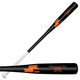 SSK Z9 Professional Edge Comp Coaches Wood Fungo Bat 33" 35" 37" - Baseball & Softball – 22+ Colors - 60 Day Warranty (37", Natural/Black/Orange)