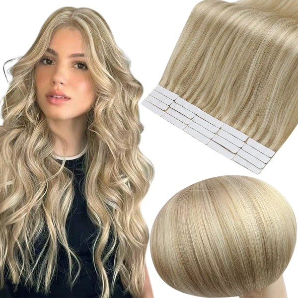 Full Shine Extensiones De Cabello Real 22in Rubio Dorado Y