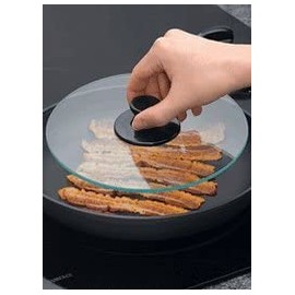 Carol Wright Gifts Tempered Glass Bacon Press,Clear