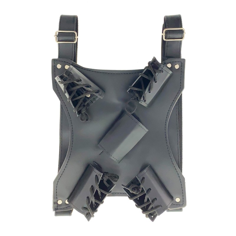 PS 9 1/2" x 10" Black Back Carry Sword Frog