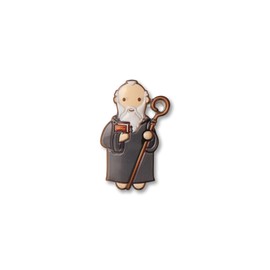 Fratelli Bonella for Little Drops Of Water | Resin Magnet with St. Benedict | Made in Italy