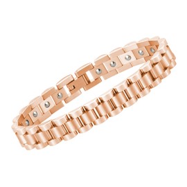 Germanium Bracelet (99.999% Purity), Stainless Steel, Anti-Static, Strongest, Hematite, Adjustable Size, Commercial, Popular Bracelet, Core Force, Women's & Men's, Stainless Steel, Germanium