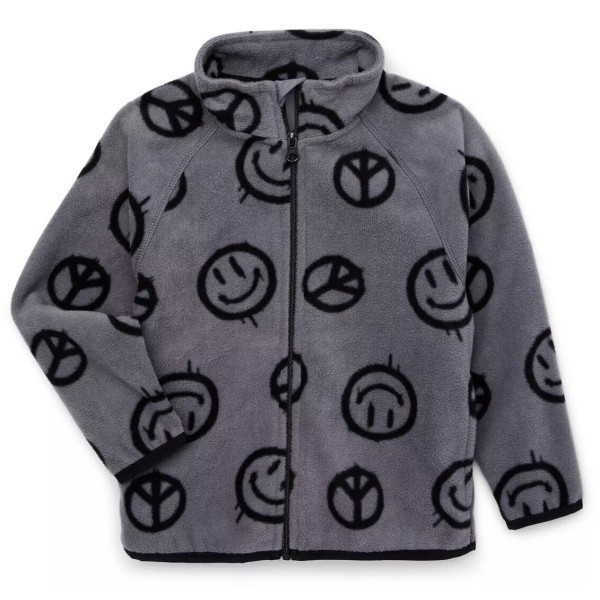 Wonder Nation BOY'S XS 4-5 Microfleece Jacket Color silver /