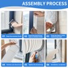 FSEN Portable AC Window Seal Kit - Heavy-Duty Window Barrier