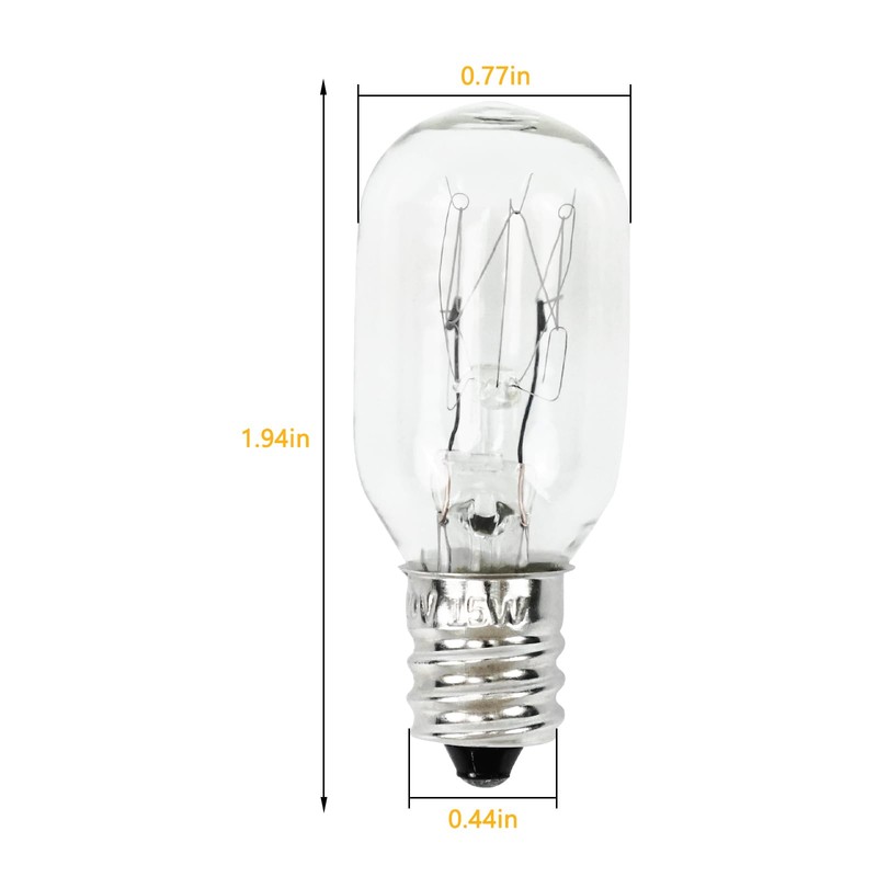 WE4M305 Dryer Replacement Bulbs Fits for GE/General Electric -120V 15W,