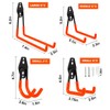 ZexHok Steel Garage Hooks Wall Tool Organizer, 12 Pack Garage