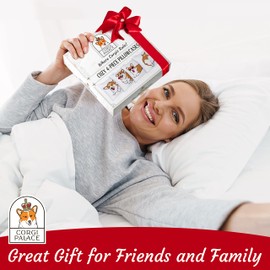 Corgi Palace Corgi Cozy 4-Piece Pillowcase Set, Super Fun Corgi Gifts for Corgi Lovers, Plush and Funny Corgi Pillow Set, Adorable Modern Corgi Decor