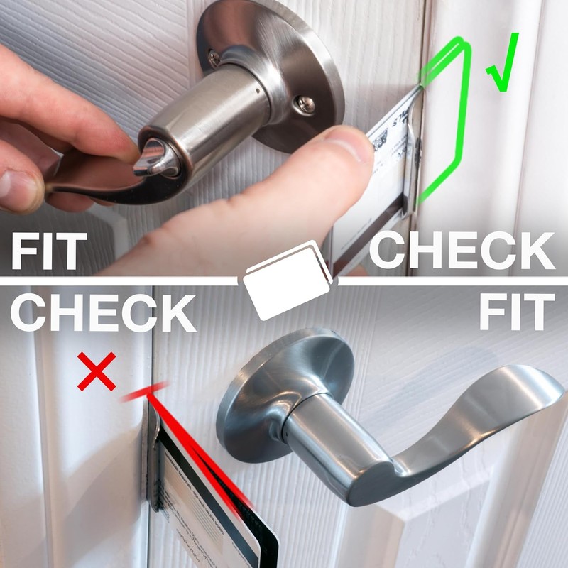 BrainExploder Door Silencer Strike Plate - Flexible, Noise Eliminating Fix