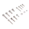 360pcs Screw Nut Set Stainless Steel Flat Washer Spring Washer