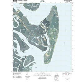 Georgia Maps - 2011 Jekyll Island, GA - USGS Historical Topographic Wall Art : 24in x 30in, Large Wall Art Map