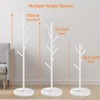 ZOZOE Metal Coat Rack Freestanding, Metal Coat Rack Stand with