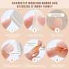 24pcs Long Square Press On Nails – Black Handmade False