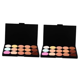 FOMIYES Portable Makeup Set 15 Shades Concealer Palette for Professional Home Use