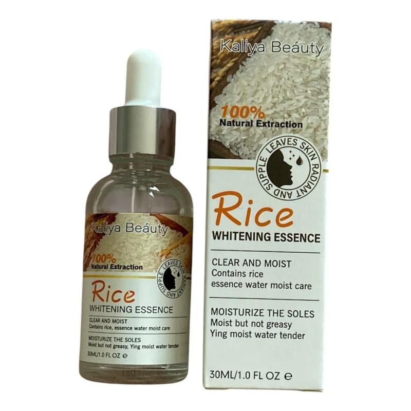 Suero Facial Aclarante De Arroz Kaliya Beauty 30ml Mixta Día/noche