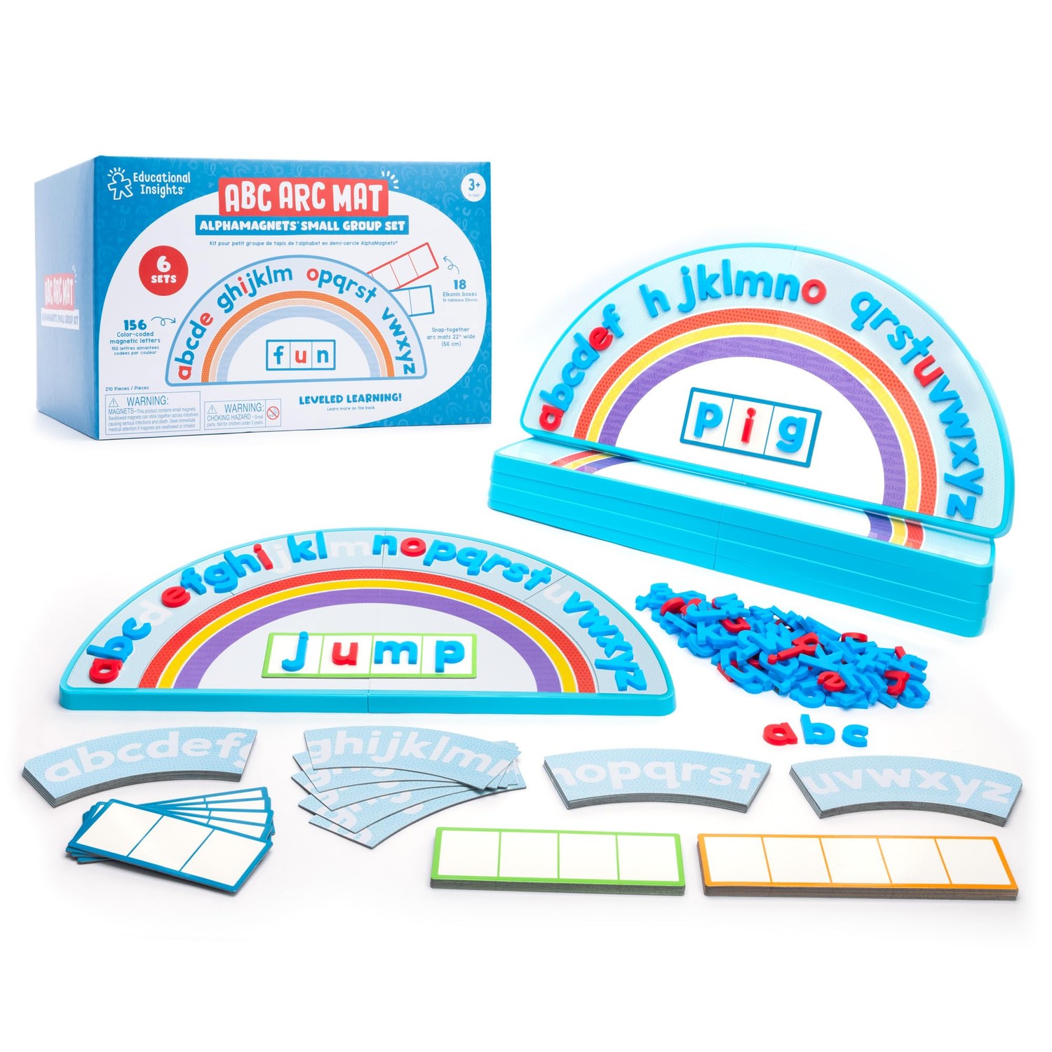 Educational Insights ABC Arc Mat AlphaMagnets® Small Group Set ...