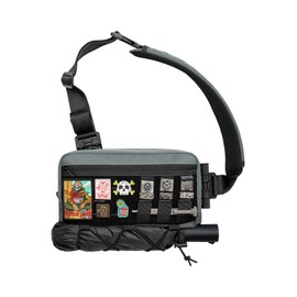 TACTICAL_GEEK Cache L3C EDC Chest Bag, Utility Shoulder Daypack, Daily Sling Backpack, Crossbody Bag with Adjustable Strap for Everyday Carry (Grey)