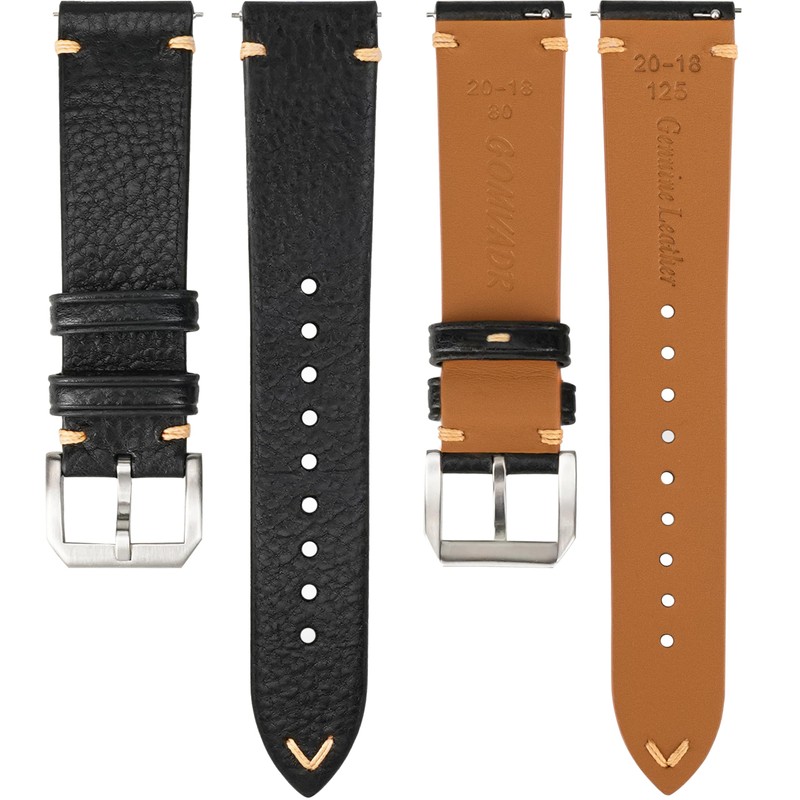 Genuine Leather Watch Band 18mm 19mm 20mm 21mm 22mm Replacement