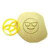 T3D Cookie Cutters Emojis Theme 4pcs Set Cookie Cutter, Face