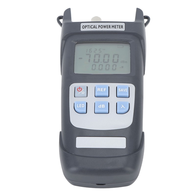 Optical Power Meter Optic Fiber Attenuation Tester with LED Lamp