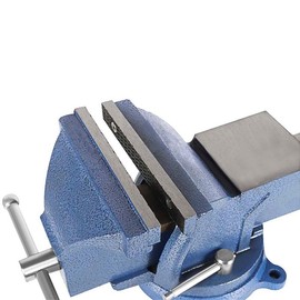 6" Heavy Duty Bench Vise with Anvil Swivel Table Top Clamp Locking Base