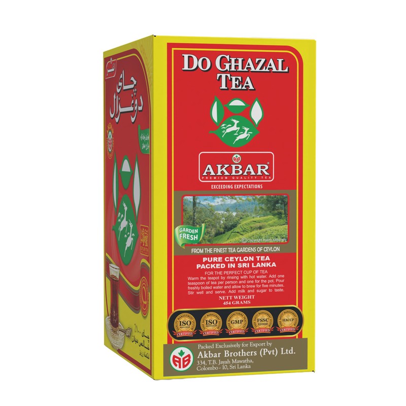 Do Ghazal Pure Ceylon Tea 16oz (454g) Black Loose Leaves